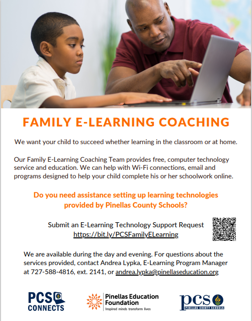  Family E-Learning Coaching Information